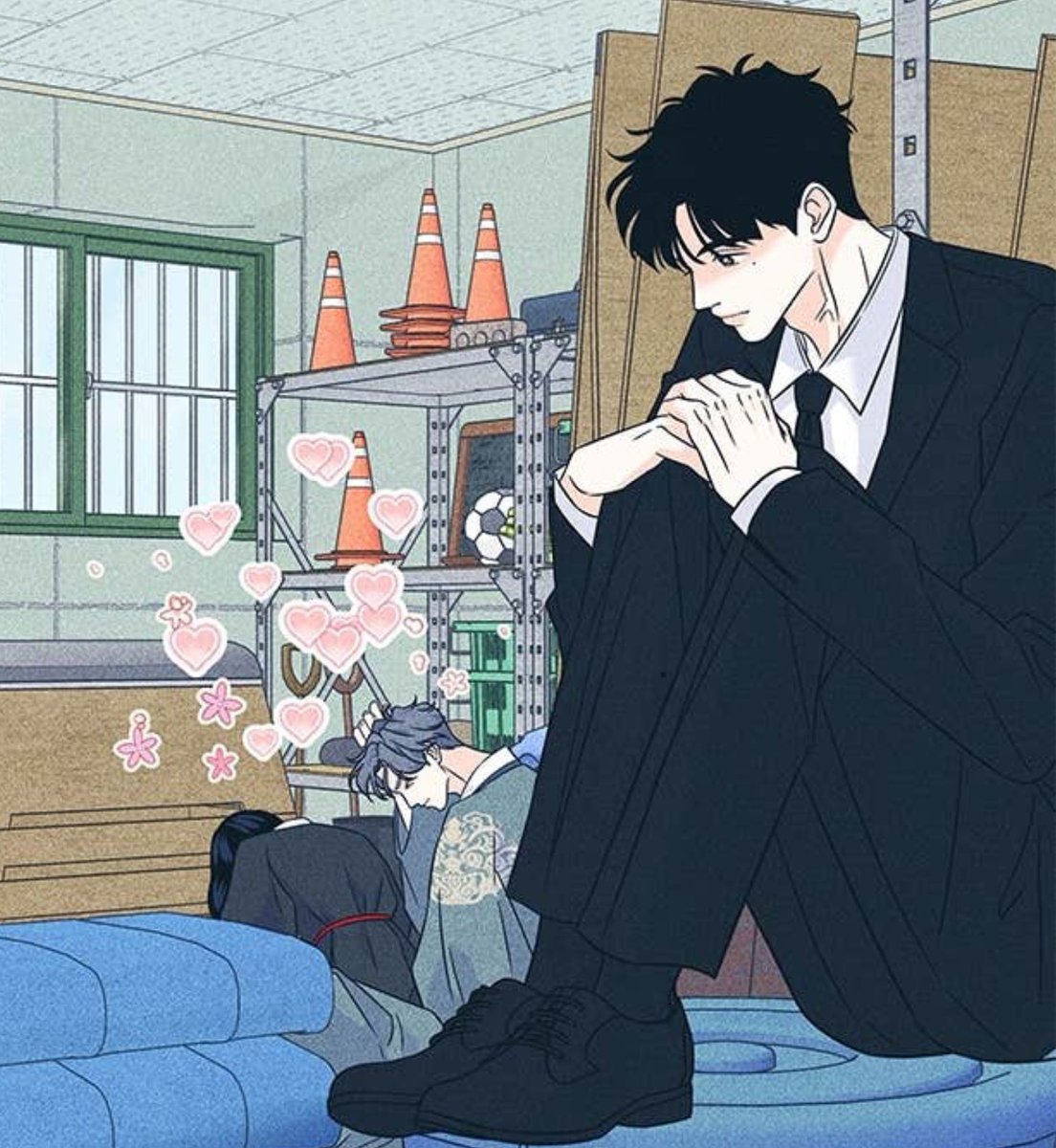 ขำจะขิตช่วยด้วย😹 ในระหว่างที่พระนางกำลังหวานกันอยู่ จองกยอลดันอยู่ในเหตุการณ์พอดี จะขยับตัวก็ไม่ได้ จะลุกออกก็ไม่ได้ โอ๊ย 555555 

กยอล = ทุกอย่างเกิดแต่กับตู