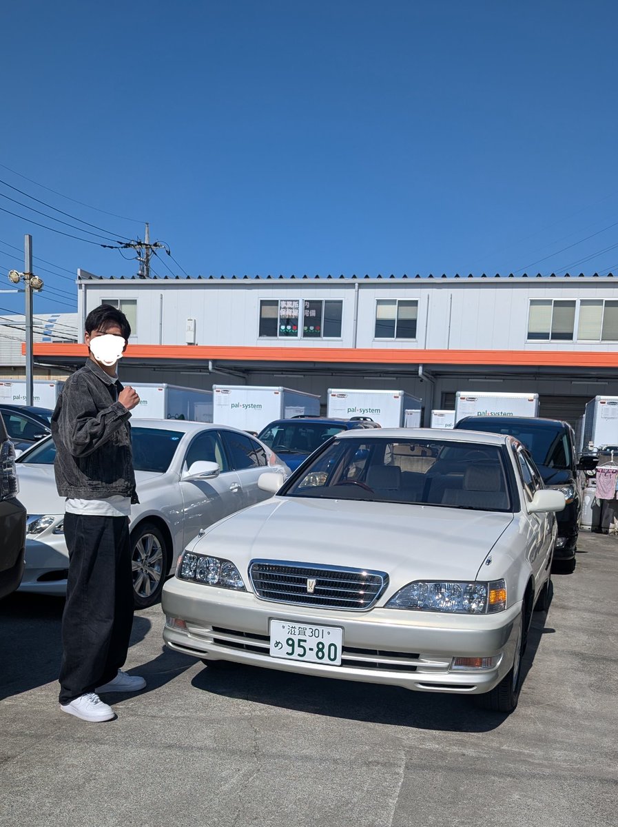 S40II's tweet photo. クレスタ　エクシード納車されました😊
人生初のトヨタ、セダン、FR、直6です
よろしくお願いします！ https://t.co/oSUemkQ1pl