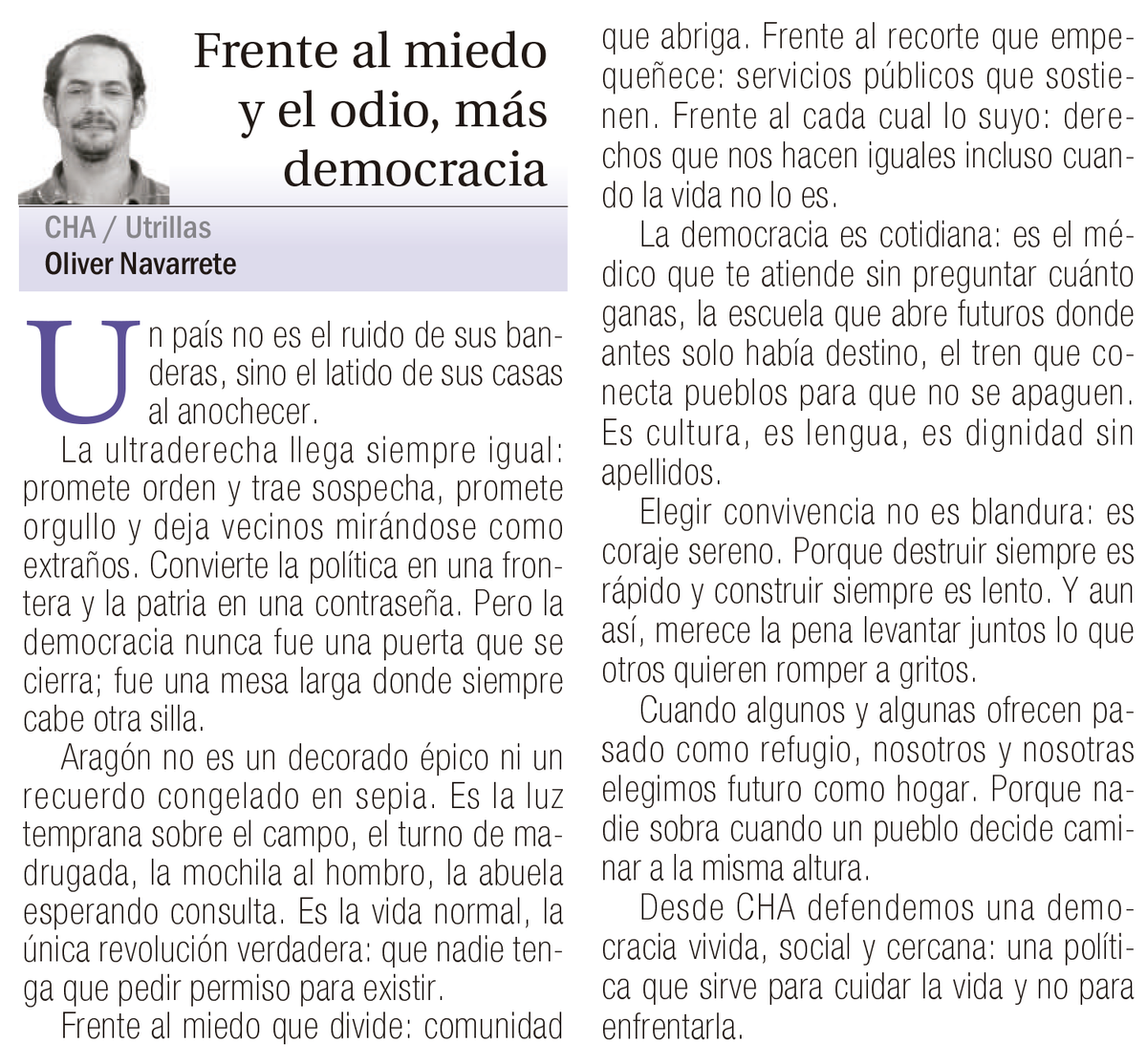 Chunta Aragonesista tweet media