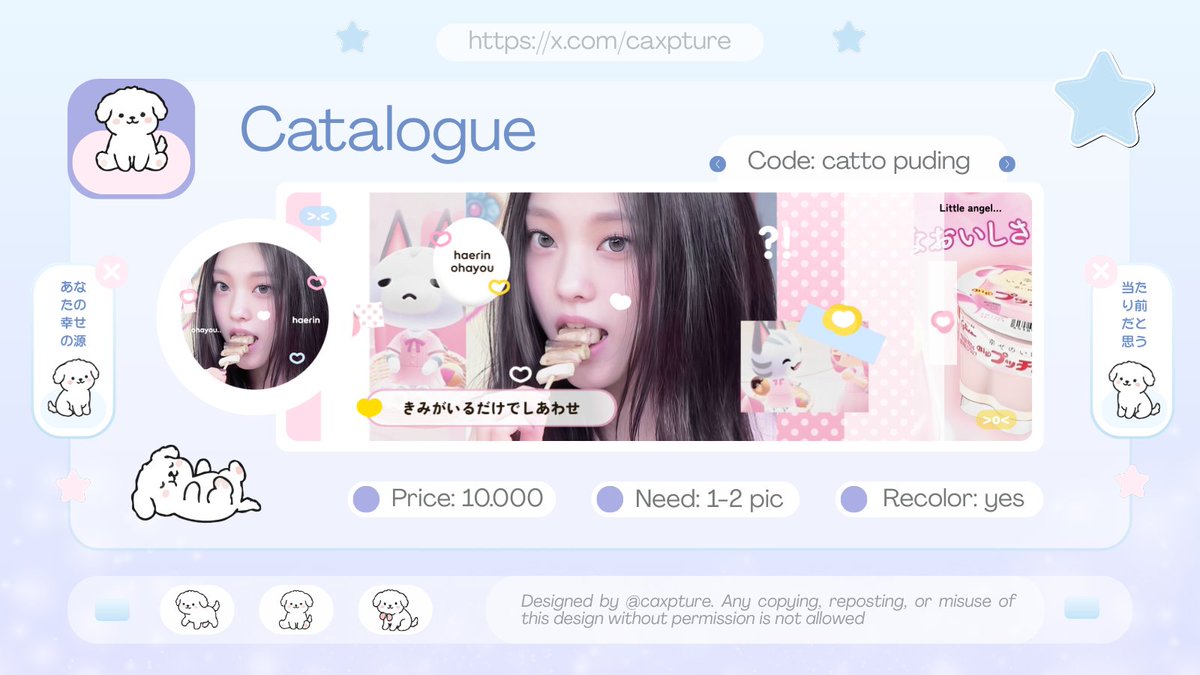 caxpture's tweet image. Help repost? Thank you!

Hai, setelah lama gak aktif BA, aku mau aktif lagi! Kenalan yuk sama set up dan 7 anak-anak baru aku! Kalau ada yang gak aman, let me know! Aku juga mau optip semua katalog layout di bawah dengan harga special. Scroll down!

#zonauang #zonaba #zonabu