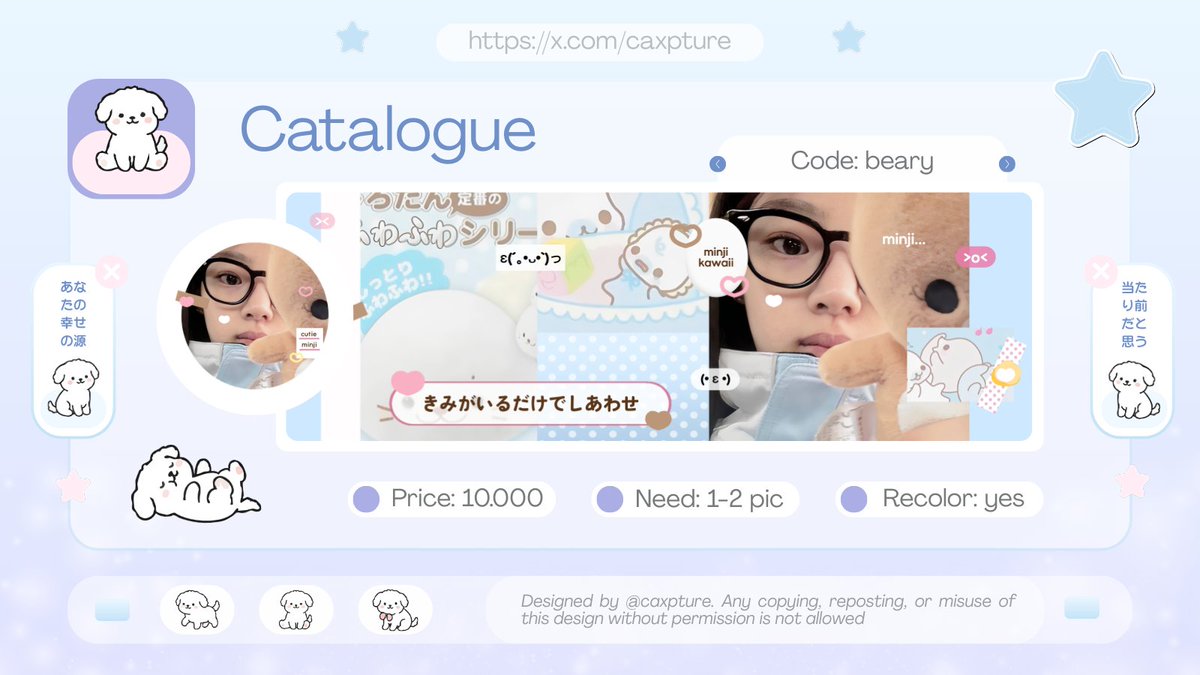 Help repost? Thank you!

Hai, setelah lama gak aktif BA, aku mau aktif lagi! Kenalan yuk sama set up dan 7 anak-anak baru aku! Kalau ada yang gak aman, let me know! Aku juga mau optip semua katalog layout di bawah dengan harga special. Scroll down!

#zonauang #zonaba #zonabu