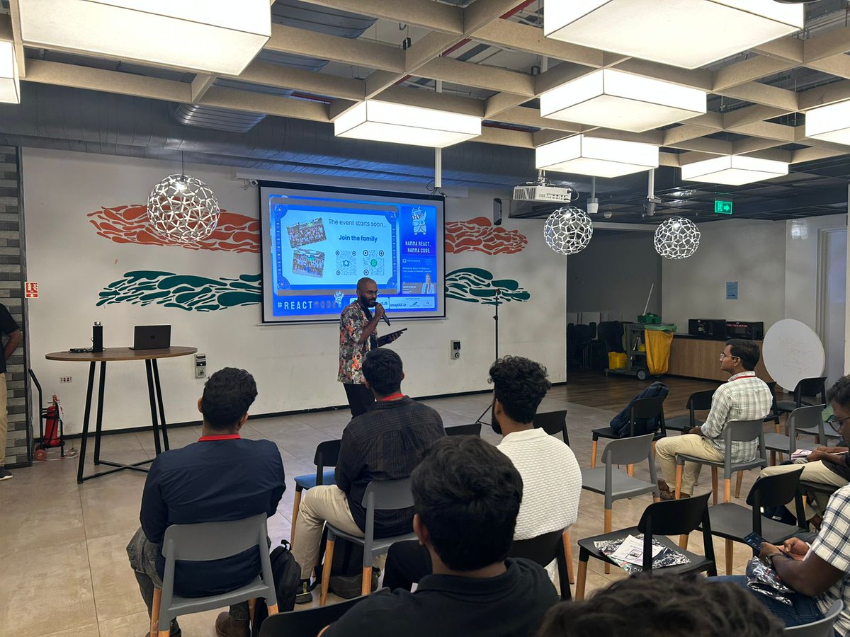 Chennai React tweet media