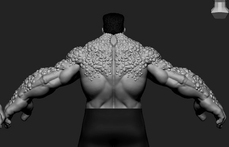 This is basically the finished base model of the main character in my Indie game project!!