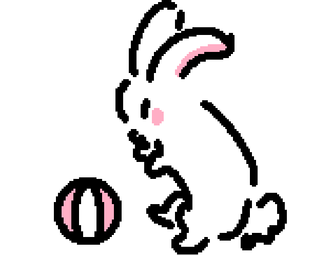 third bunny. .. its playing