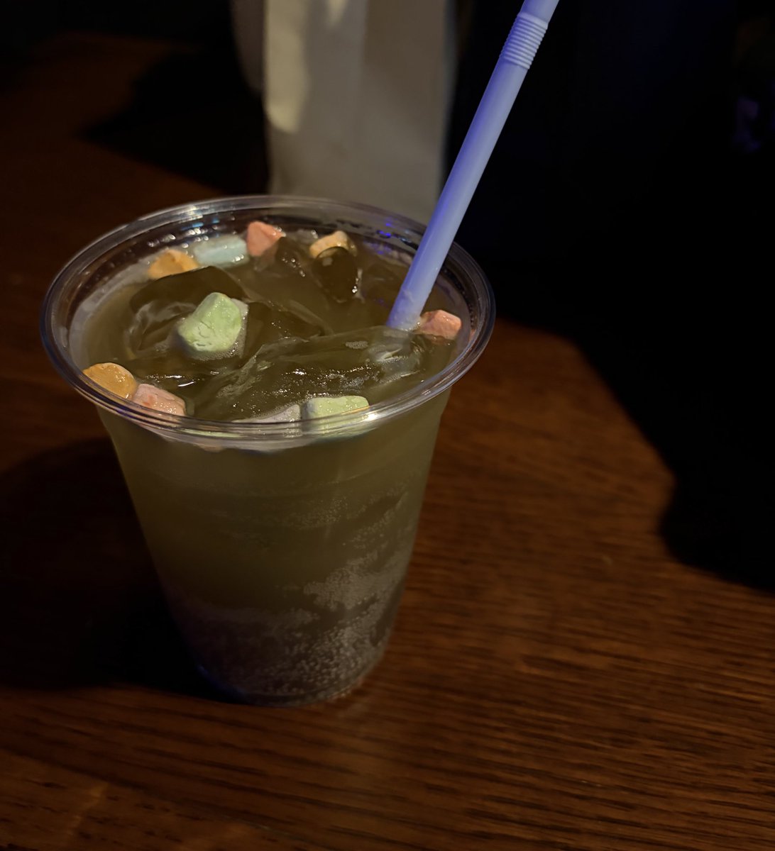 剣崎雌雄さんのコラボドリンク。 運転してきたのでノンアルでござい