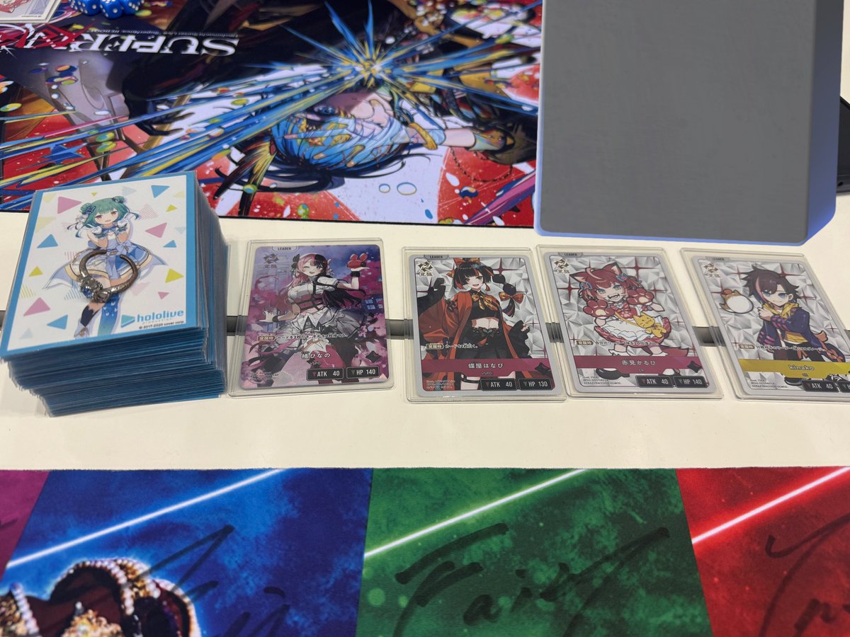 3戦目俺が負けてたらワンチャン会場に「るしあと一生一緒エンゲージリング」持ってきた怪物がフィーチャーされてたかと思うと怖くて夜も眠れない。

※写真撮らせてもらいました。マジの好青年でした。