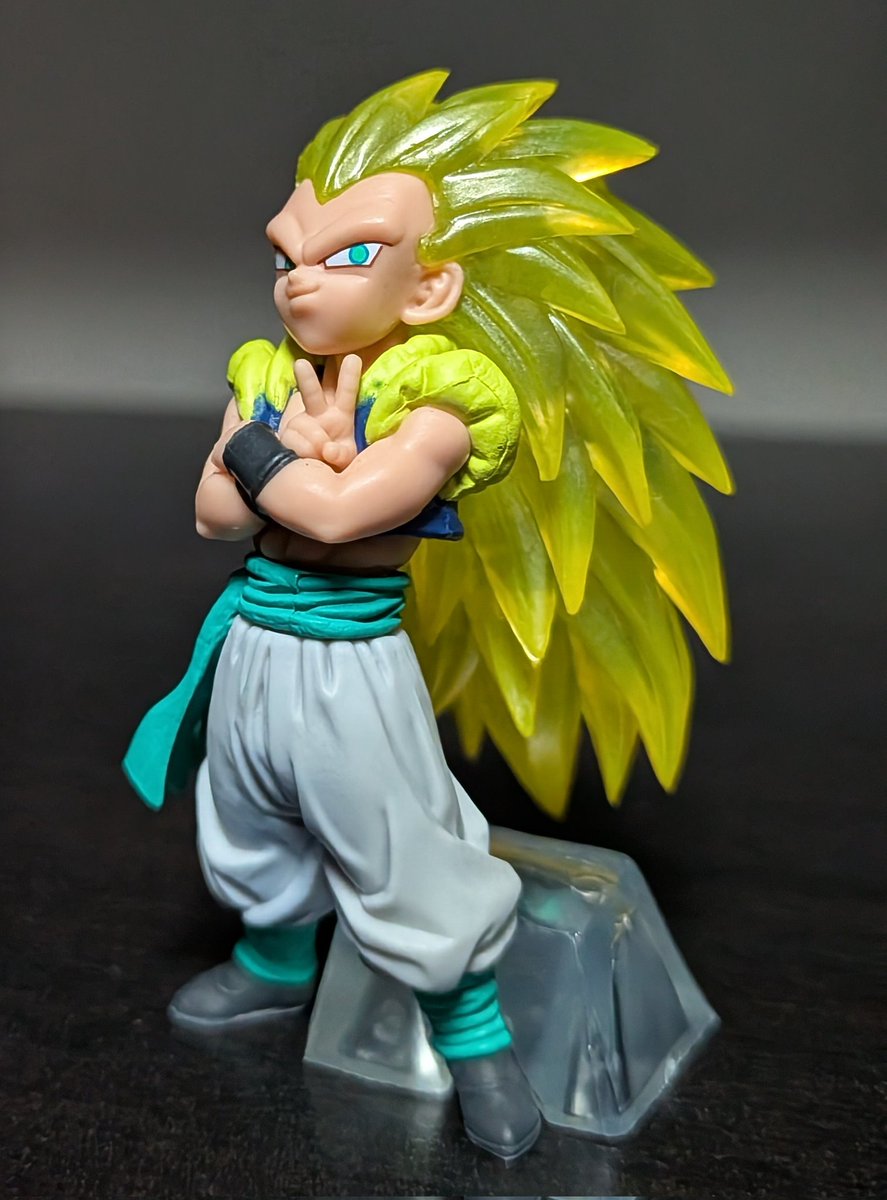 HGドラゴンボール04 MAJIN BUU SAGA 超サイヤ人3ゴテンクス 髪の造形の