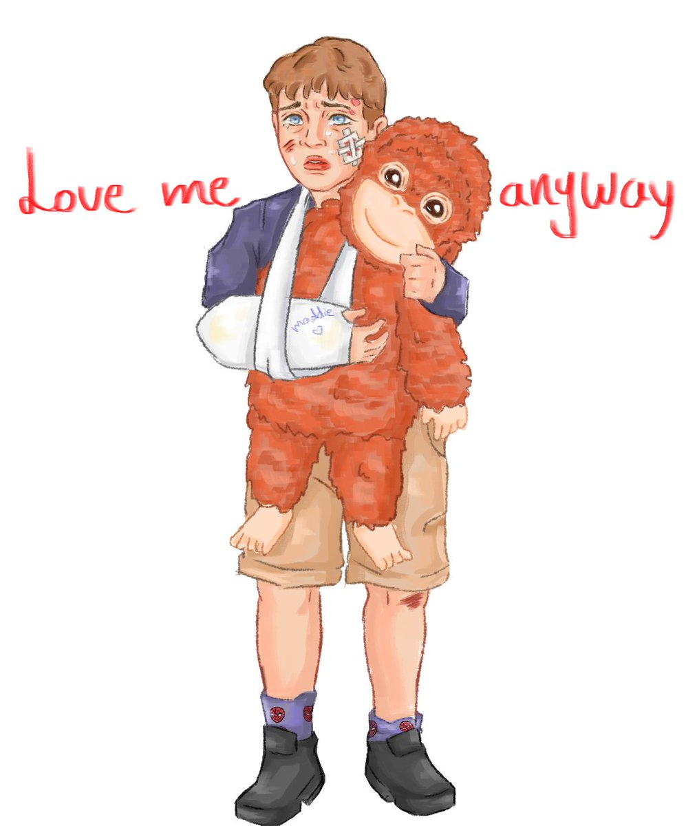 buck_sh221's tweet image. Evan Buck Buckley and Punch Monkey have a lot in common. Both rejected by their parents and starved for love. "Love them anyway".
#911onABC #evanbuckley #punchmonkey