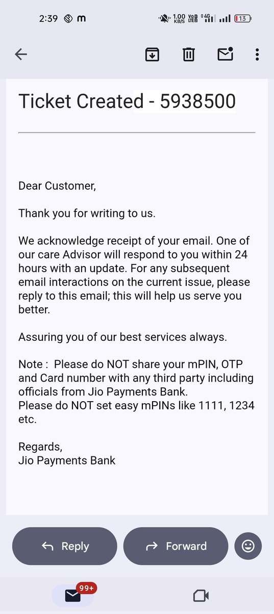 Jitendraku751's tweet photo. @JioFinance1 @ayush_praj41794 Jio payment bank. 
Unblock my account please https://t.co/vJvwp3q0MJ