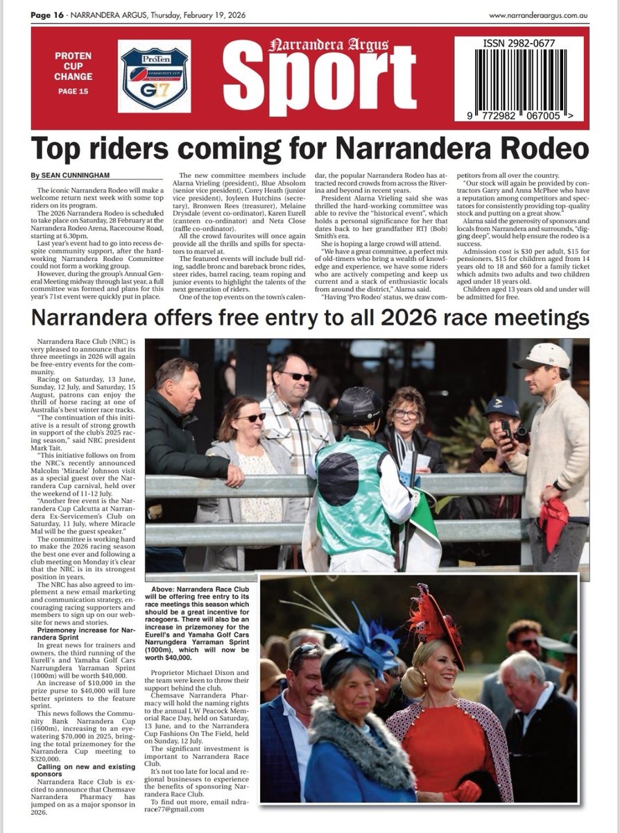 Narrandera Race Club tweet media