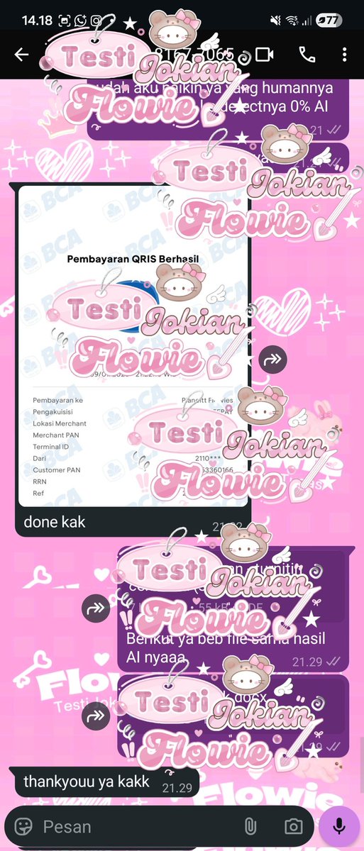 Flowie! Joki tugas with 4.5k+ testi✨️ tweet media