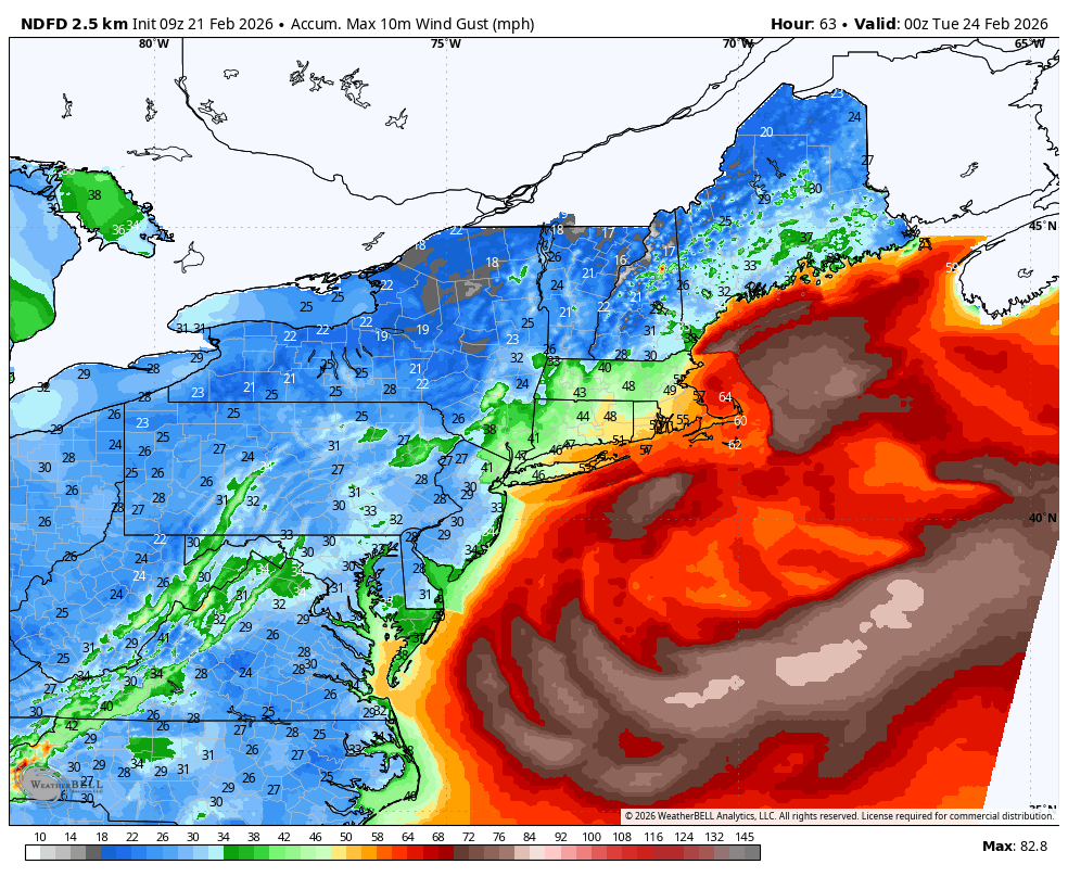 Big time Winter storm on the way for portions of the Mid Atlantic ...