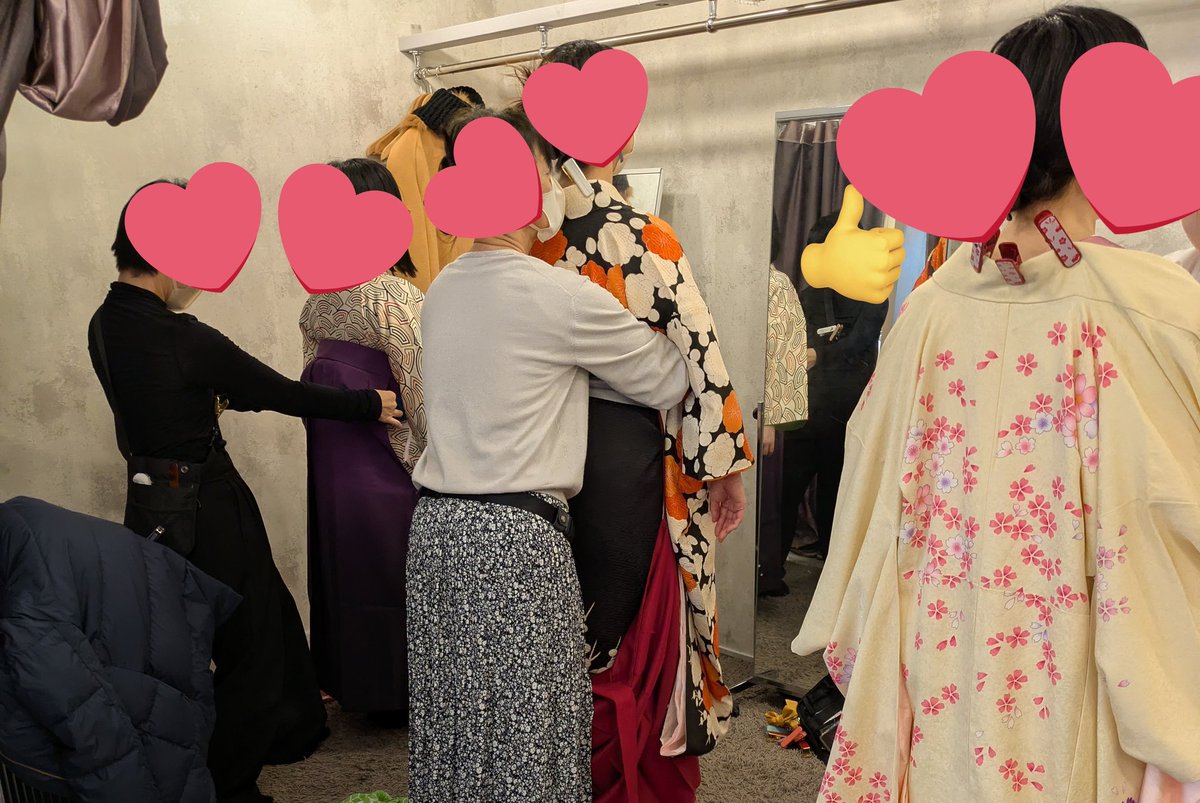 コロナで仕事を失った着付け師 tweet media