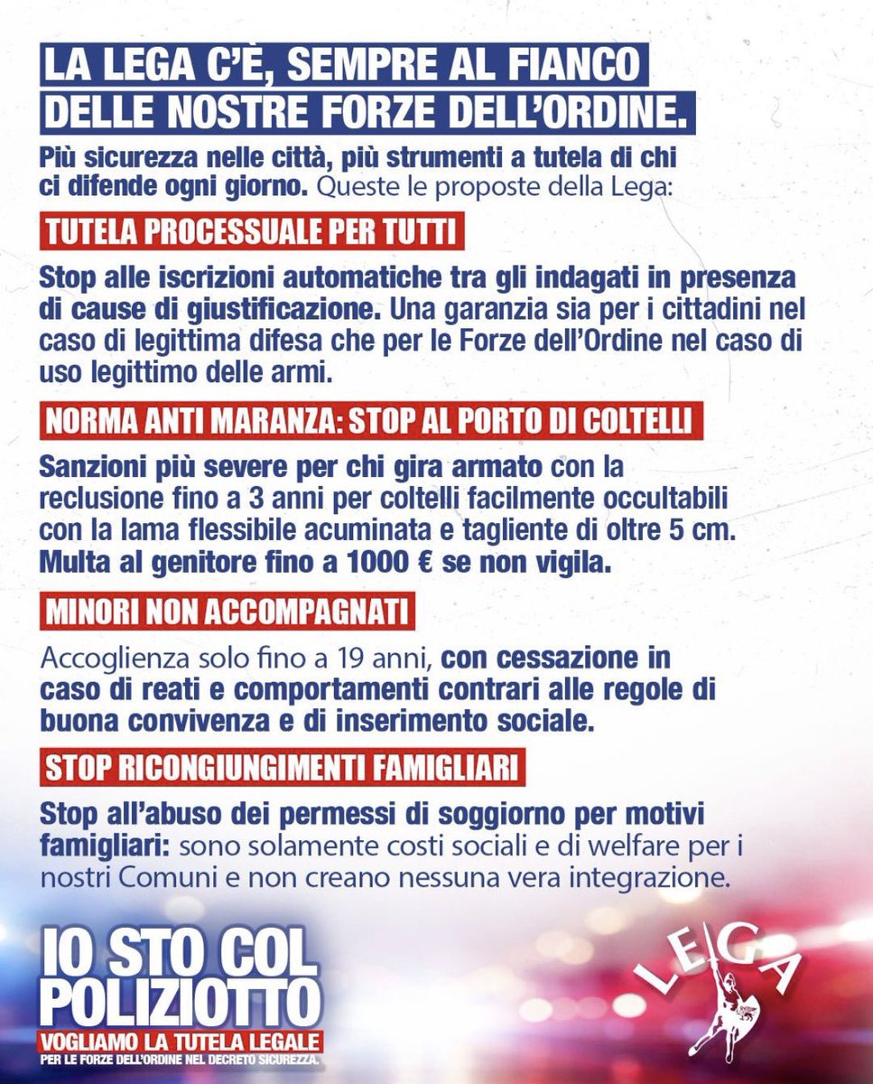La destra sta con i poliziotti che chiedono il pizzo ai pusher e li ammazzano con un colpo di pistola cercando poi di depistare le indagini se questo non pagano il dovuto.

#Rogoredo
#CarmeloCinturrino
<a href="/matteosalvinimi/">Matteo Salvini</a>