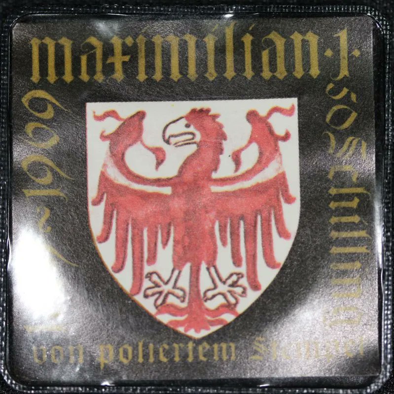 オーストリア マクシミリアン1世 没後450年 50シリング銀貨 1969年