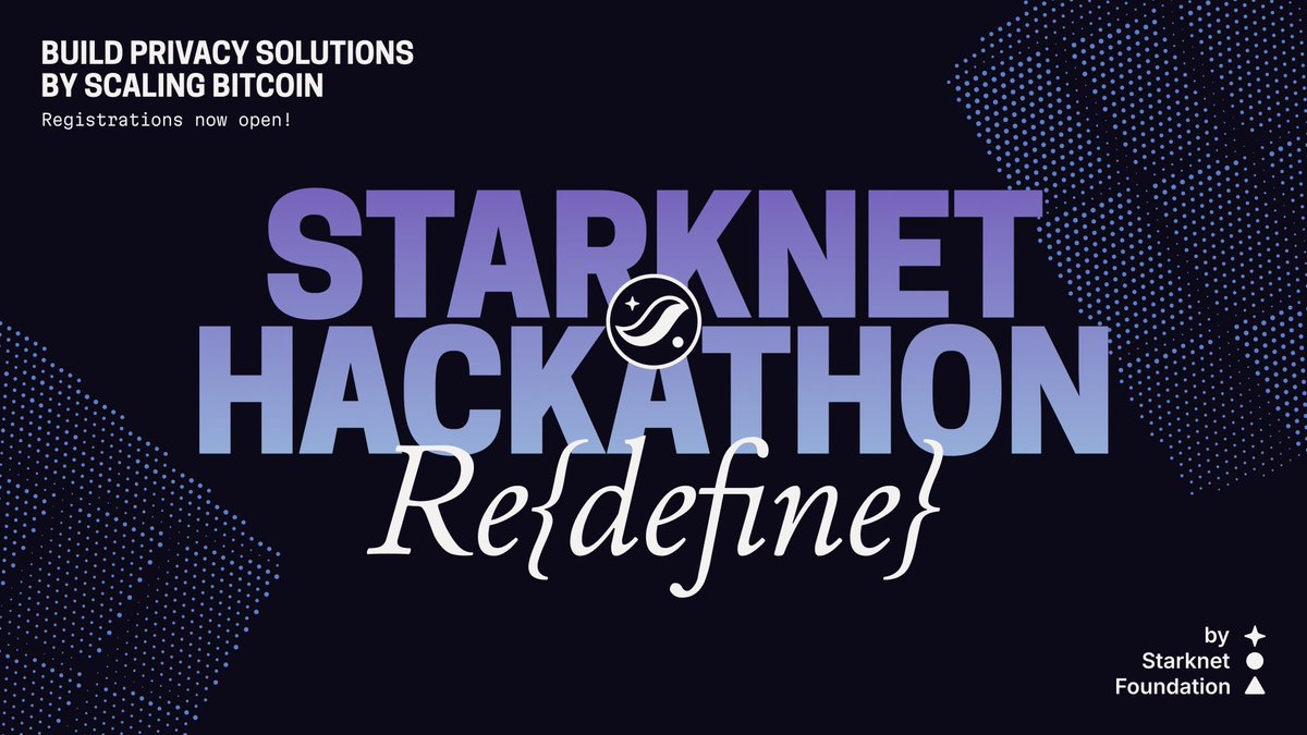 Starknet (Privacy arc) 🥷 tweet media