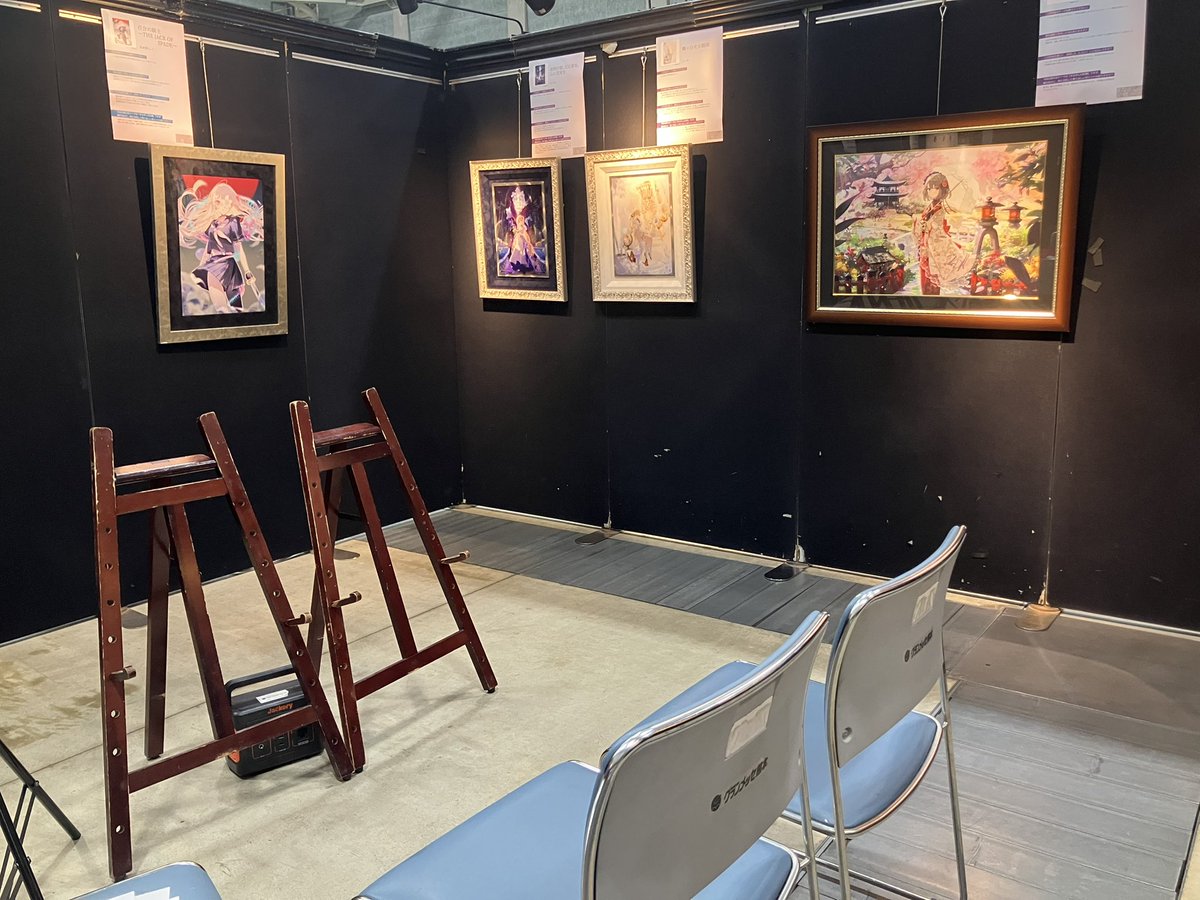 出張版画展 in 熊本 開催中！！！ 人気イラストレーター、三嶋くろね