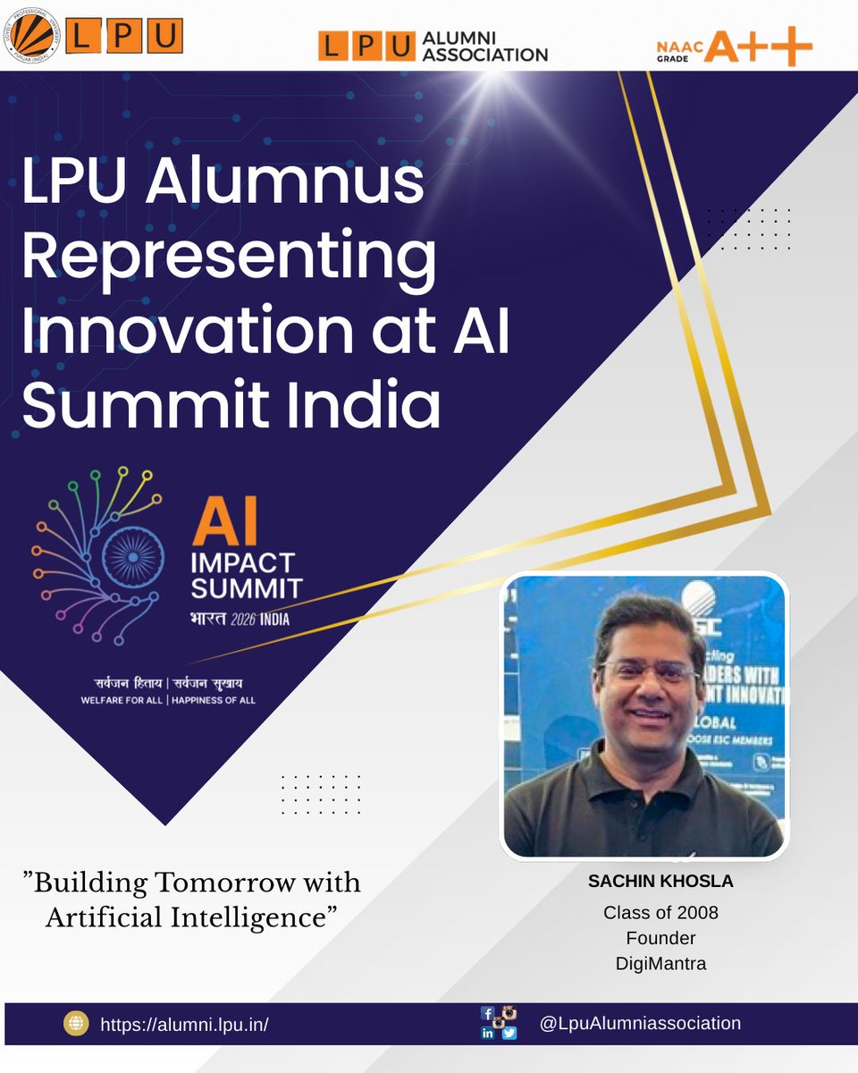 LPU Alumni Association tweet media