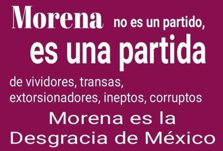 Gabriel82375837's tweet photo. @ArturoVill7 #MorenaDestruyendoAMexico 
#MorenaMienteRobaYMata https://t.co/EGURl3HoFB