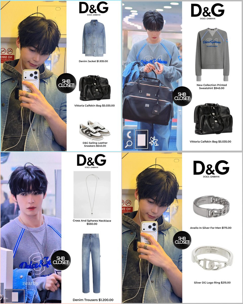 Full set from Dolce &amp; Gabbana  Brand #SUNGHANBIN #성한빈