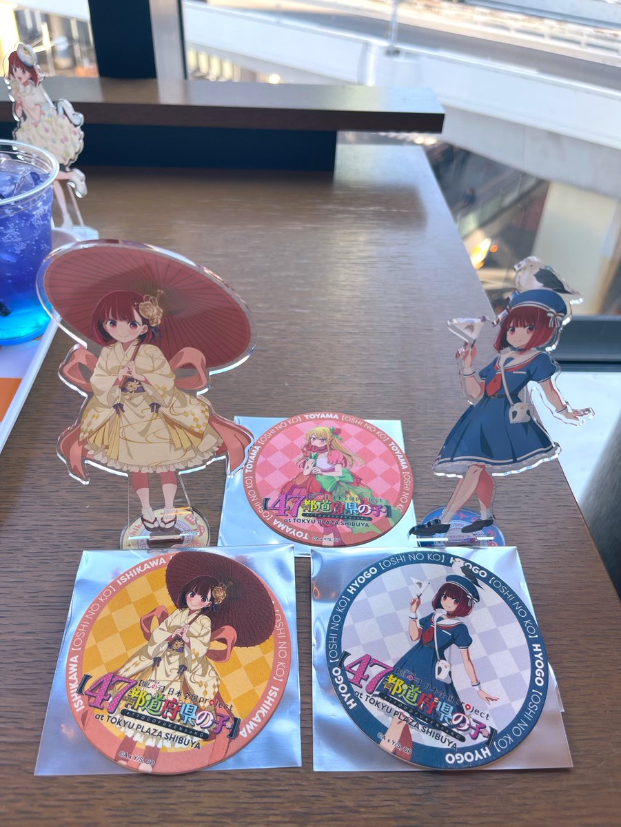 47都道府県コラボカフェ〜 コースター2/3かなちゃんで神引き