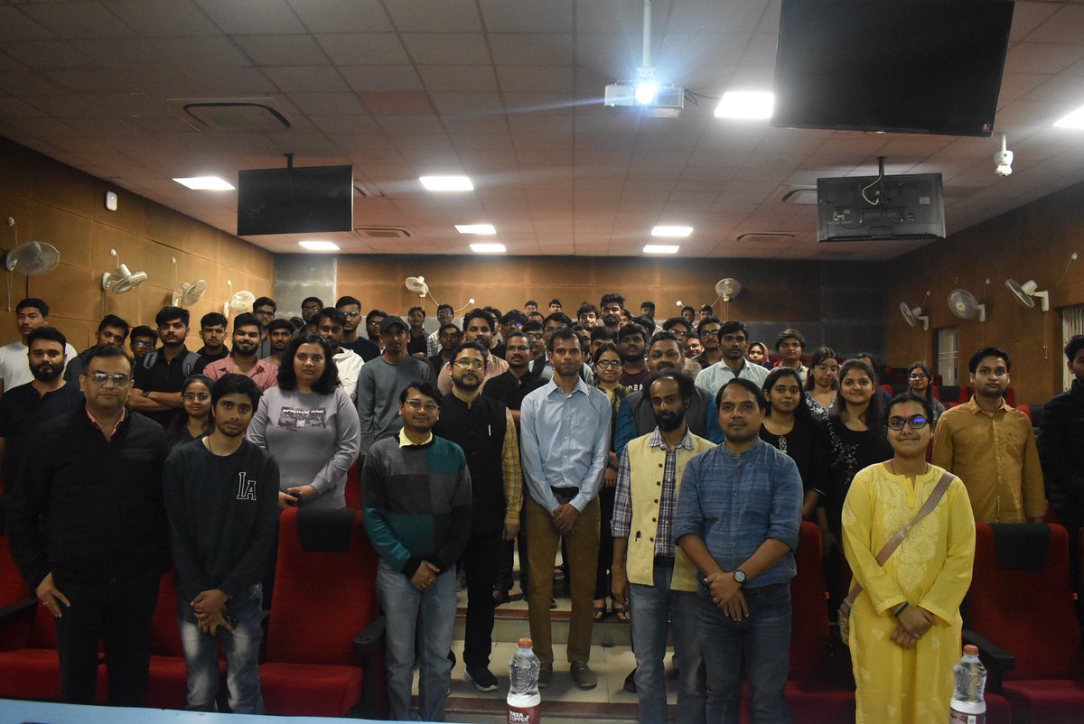 NITPatna1's tweet photo. 🚀 NIT Patna’s #Astronova hosted Dr. Surya S. Rout for a cosmic talk on meteorites — time capsules from 4.6B years ago! 🌌 He revealed how space rocks hold clues to Earth’s water, organics, and even life’s origins. Big thanks to Dr. Neeraj Shukla, Prof. Prabhat Kumar &amp; team! 💡 https://t.co/CeedLv8e7z