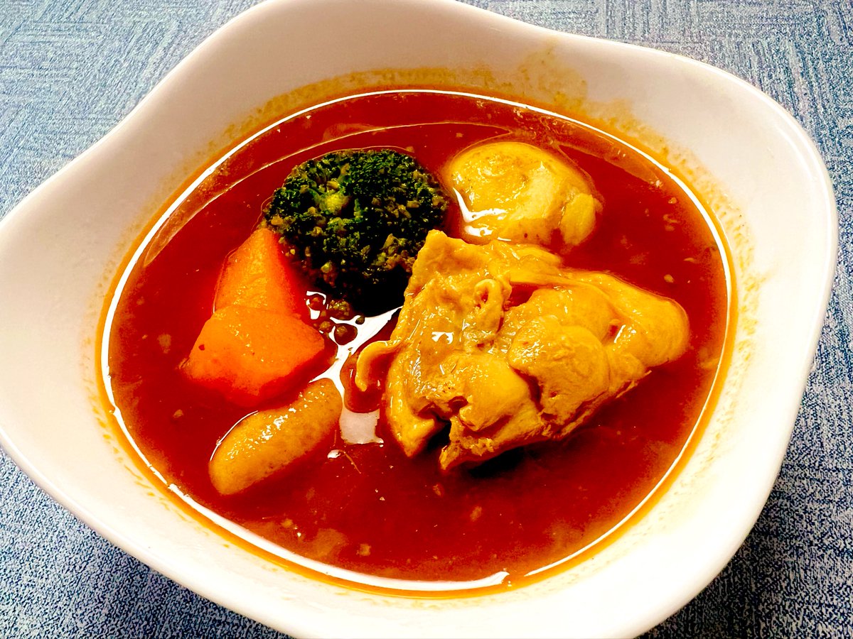 朝のポトフはスープカレーとなった