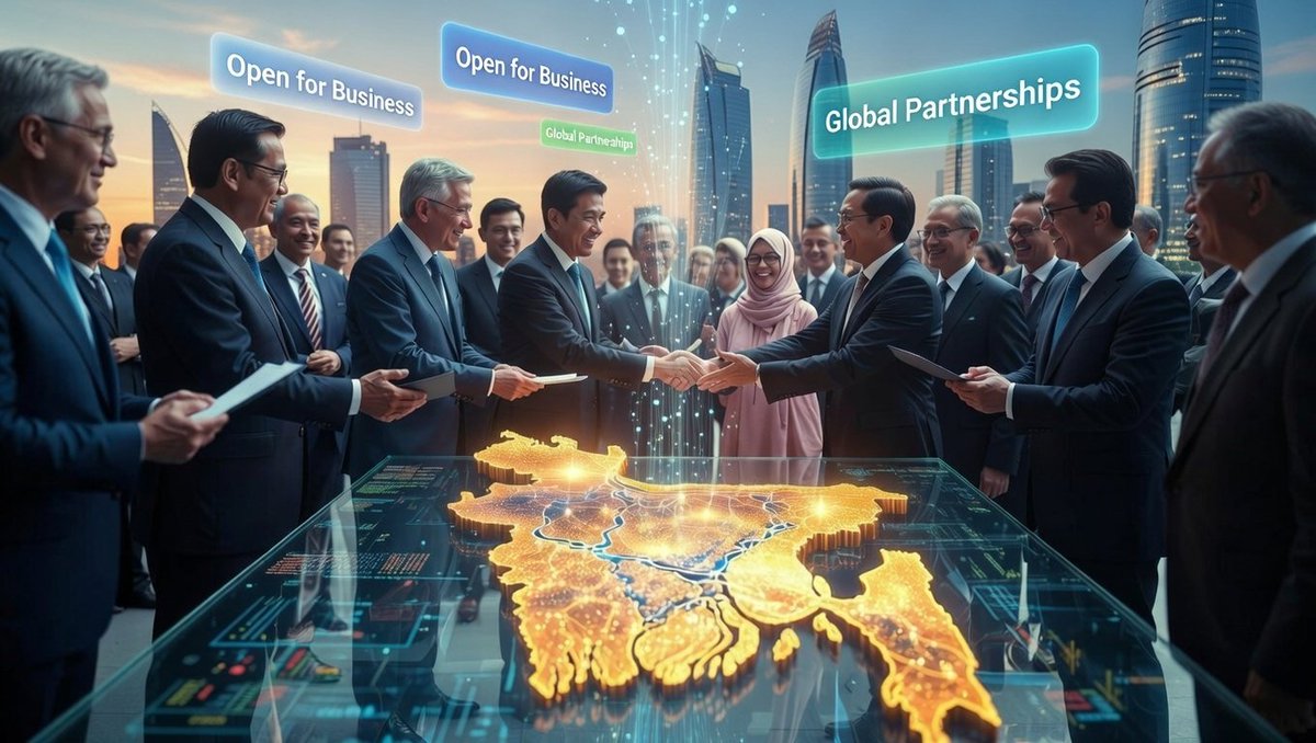 BUSINESSBA247's tweet photo. #Bangladesh signals a clear message: open for business, open to partnerships, and ready to engage the world.
The government is prioritizing trade expansion, investment protection, infrastructure, energy cooperation, and technology transfer.
#Trade #Business #GlobalMarkets https://t.co/CcXhXhoYGY