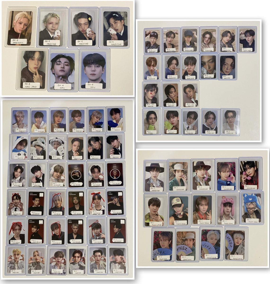 ATEEZ GH.4 特典トレカ交換 譲 画像1枚目 求 画像2枚目 💖以外