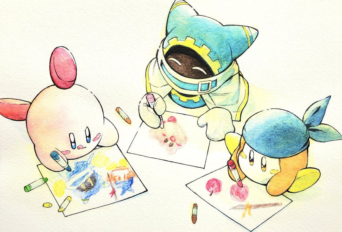 楽しいお絵かきだったのに。