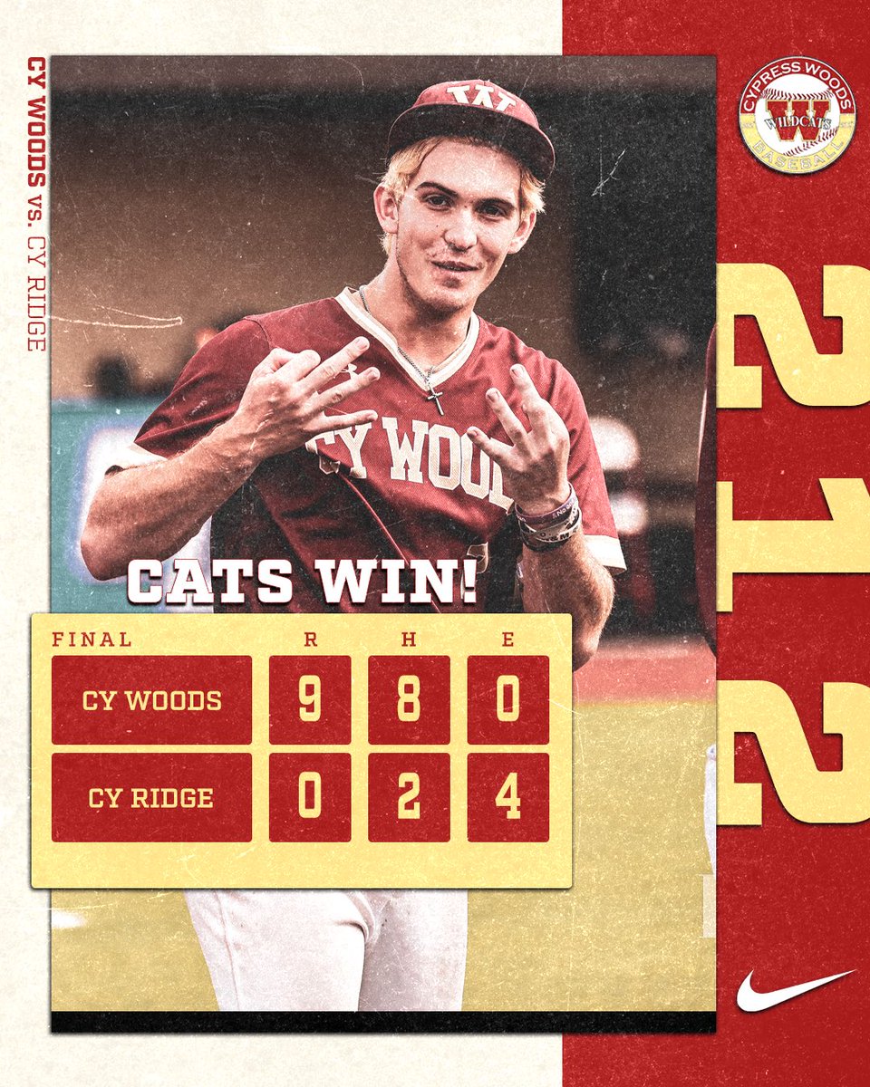 Cypress Woods Baseball tweet media