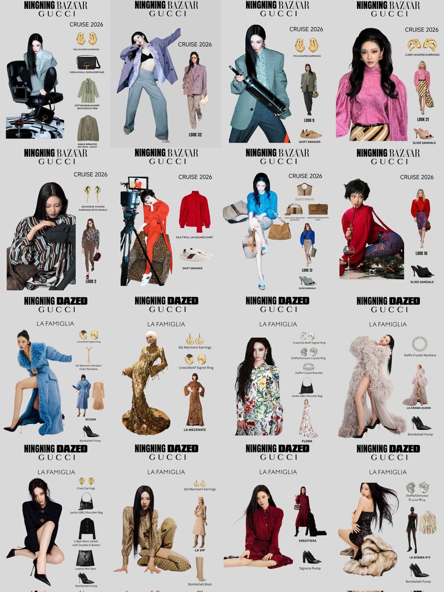 กล้าพูดเลยว่า k-pop ฝั่งหญิงไม่มีใครใส่กุชชี่ได้เริ่ดเท่าหนิงหนิงแล้ว แบรนด์ซ้อกับตัวซ้อเขาโคจรมาเจอกันสักที ไม้แขวนคุณภาพ โยนอะไรมาให้ใส่ก็เอาอยู่หมด