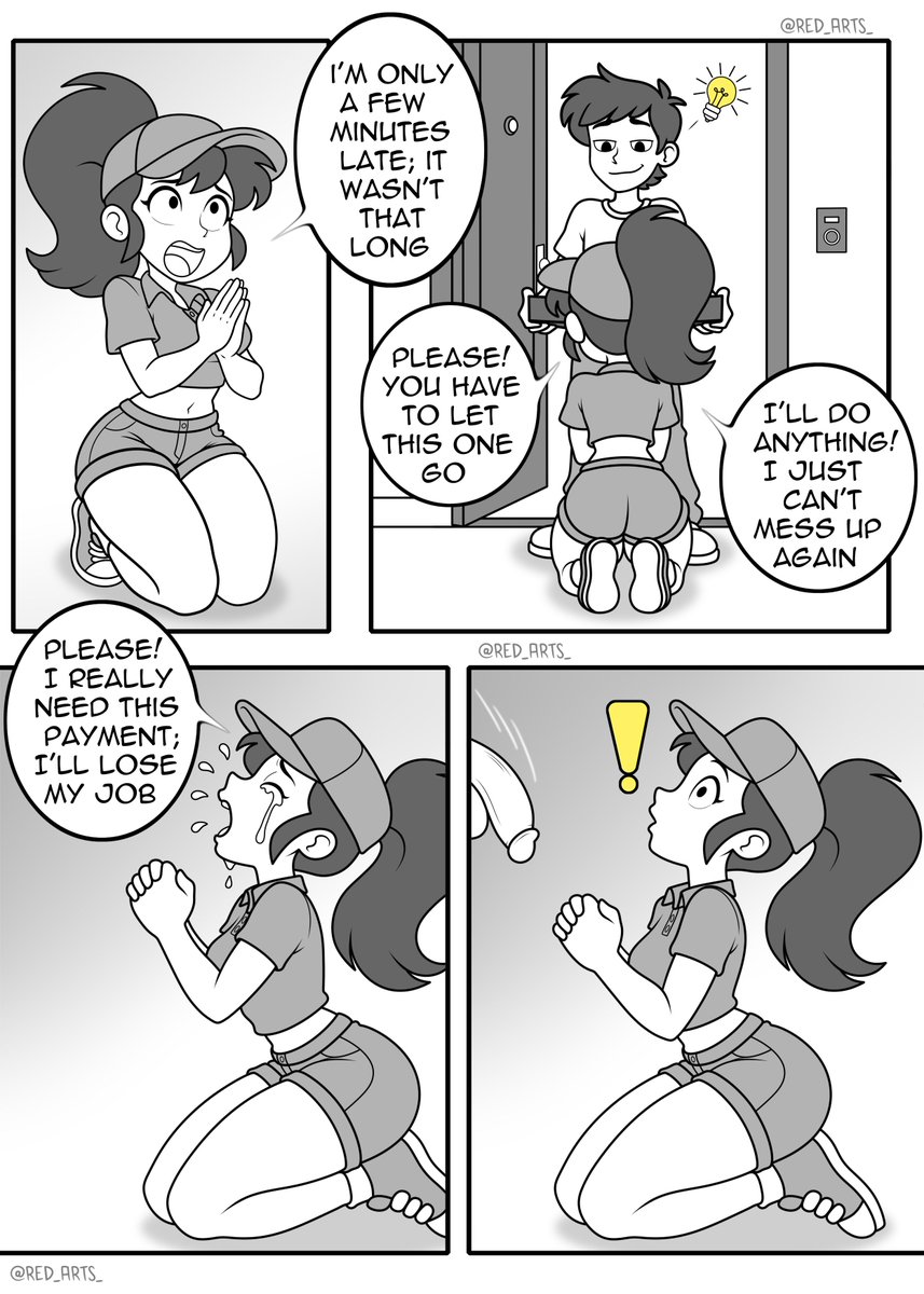 ReD_Arts_'s tweet photo. PIZZA EXPRESS! Page 5 (NSFW COMIC)
Want to see this comic before everyone else? Subscribe to my Patreon for free and receive WIPs of the comics and read the pages in high quality.
https://t.co/C7ggLqWCoG https://t.co/OEk7P94lCS