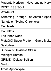 🎉 SPEEDY GIVEAWAY 🎉
 
🥇 1x steam key from the list
⏰ ends at 100 reposts
💬 comment your choice
🙆 follow 🔁 repost ❤️ like