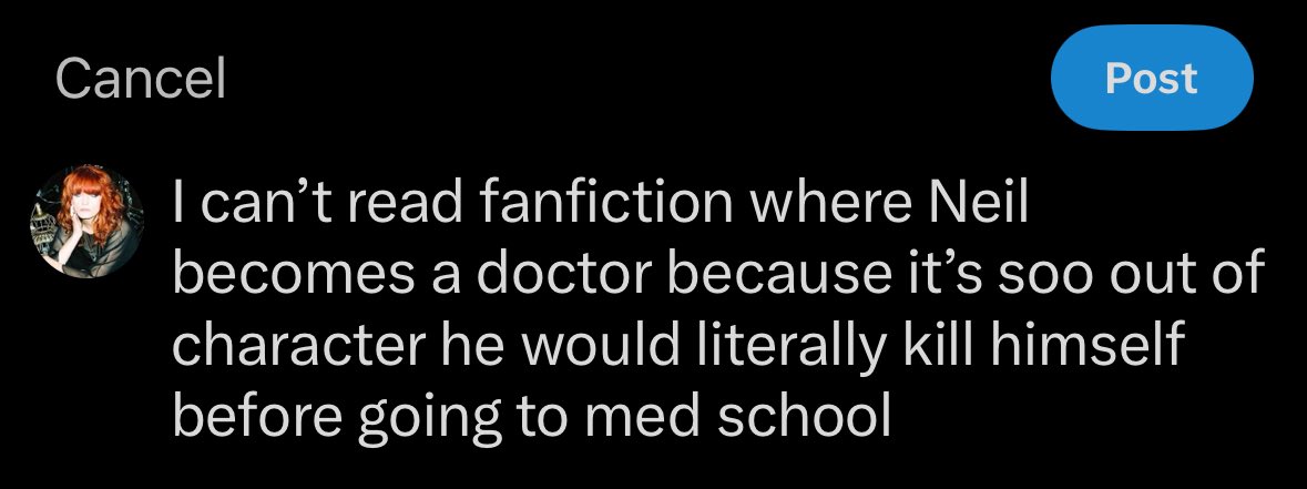 Mid typing out this tweet I realized that’s literally the plot of the movie