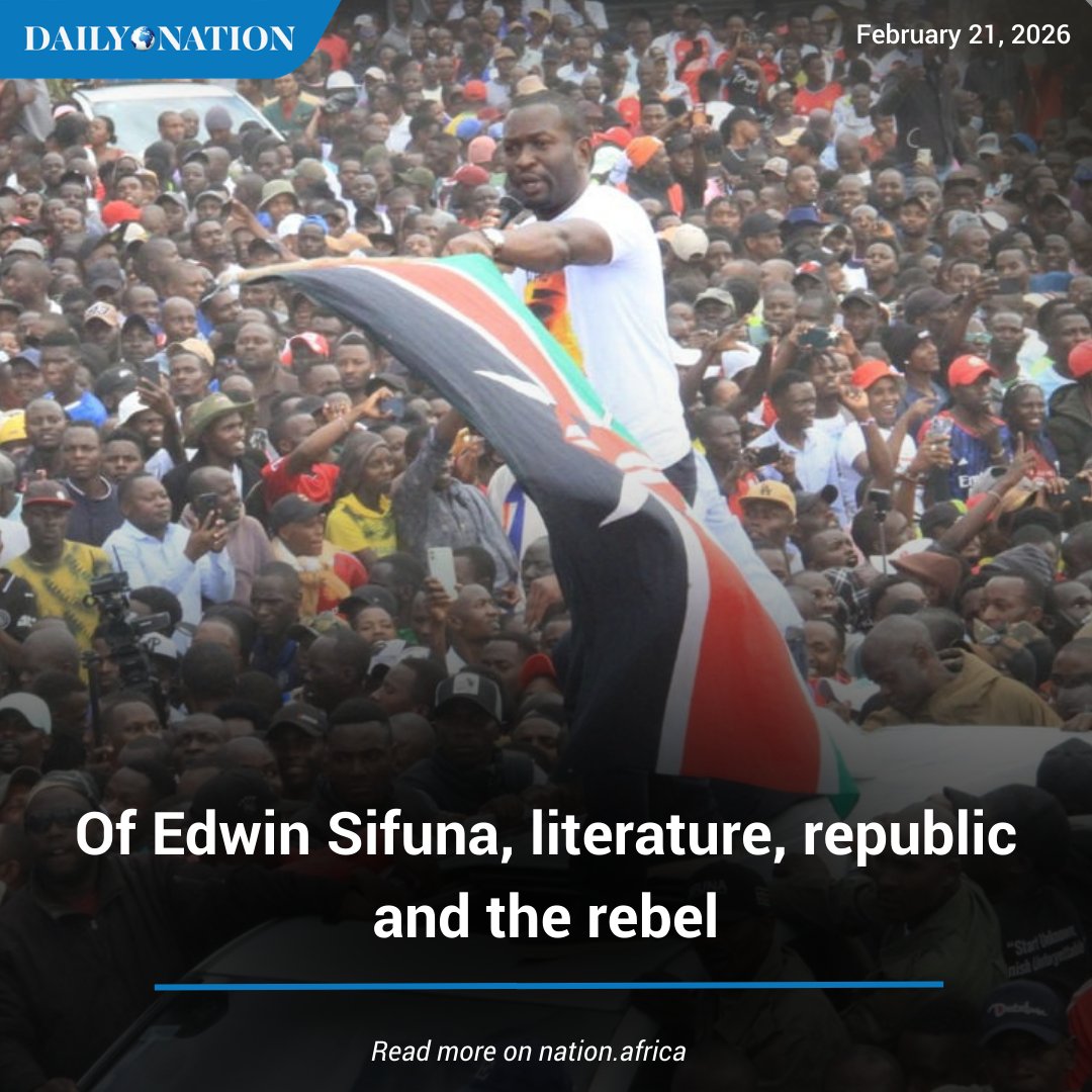 “Mimi ndio Sifuna” (I am the Sifuna) is usually said with utmost self‑assurance — in bountiful heaps, sloppy gobs and spilling surplus — with the fierce determination of a wartime general in supreme command, one who has come to fight, not to plead.

How did the ODM
