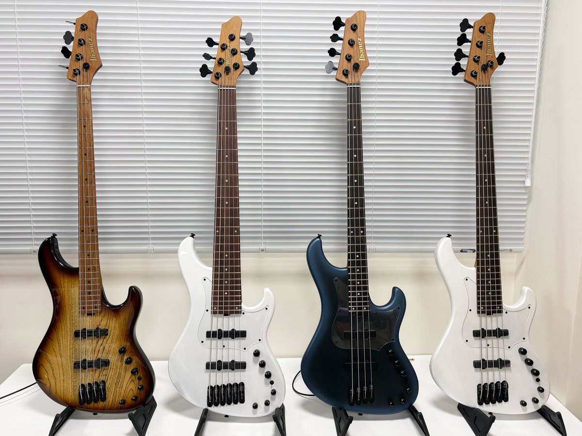 MIKIBASSSIDE's tweet image. Ibanez新製品を見てまいりました！
NAMMでの登場から皆様注目の「MODE」は今春発売予定にて進めていらっしゃるとのことです！待ち遠しいですね！
IcemanとBTBのNEWモデルもありました！変わらぬカッコ良さでした！

#Ibanez