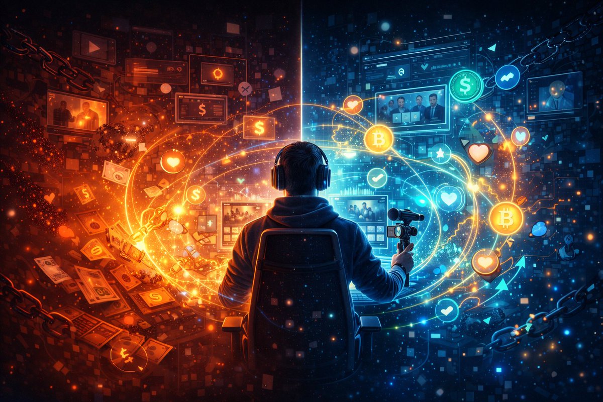 Semilogofx's tweet image. Is the future of Web3 content just views and likes… or StreamFi? 🚀
Creators can now monetize instantly, reward engagement, and turn streams into assets.
Are we ready to think beyond ad revenue? 👀💡
#StreamFi #CROSSWave #Web3Gaming