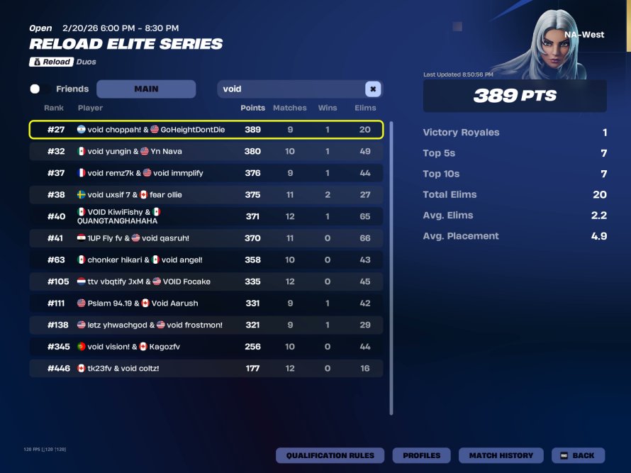 Void Esports tweet media