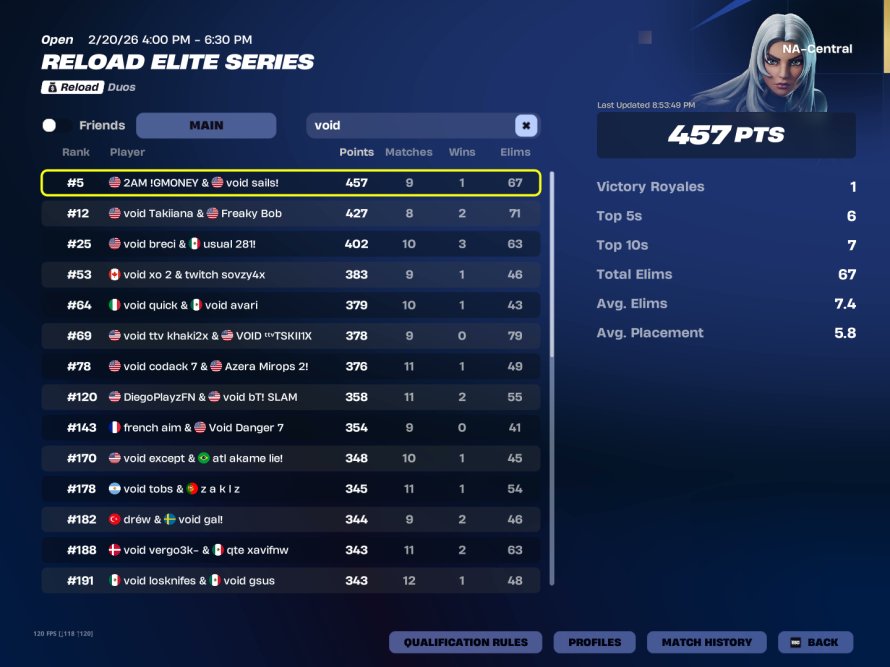 Void Esports tweet media