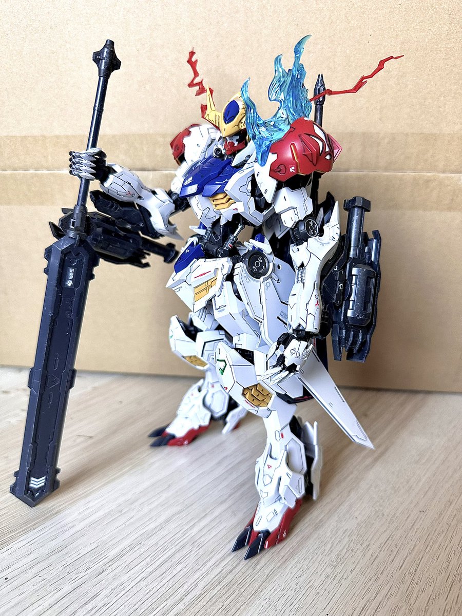 プレバンのMGバルバトスルプス拡張武器セットの武器作ったら想像より