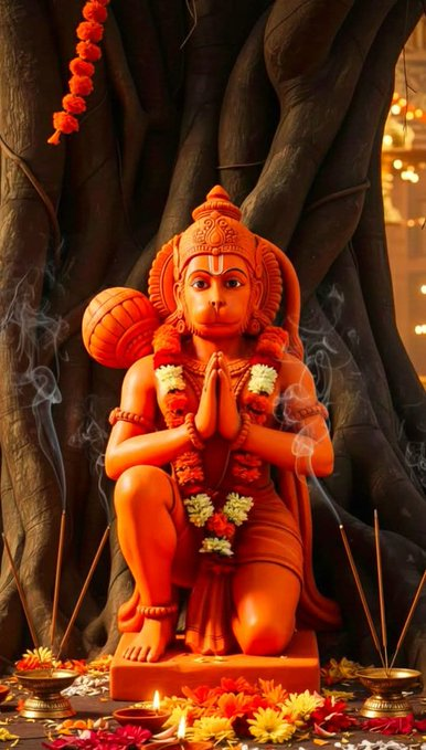 लाल देह लाली लसे, अरु धरि लाल लँगूर।
               बज्र देह दानव दलन, जय जय जय कपि सूर।। 
   
🚩🌷जय बजरंगबली🙏🌹🌱जय श्री राम🙏🌻🚩
                🌻🥀शुभ प्रभात वंदन मित्रो🌷🌺