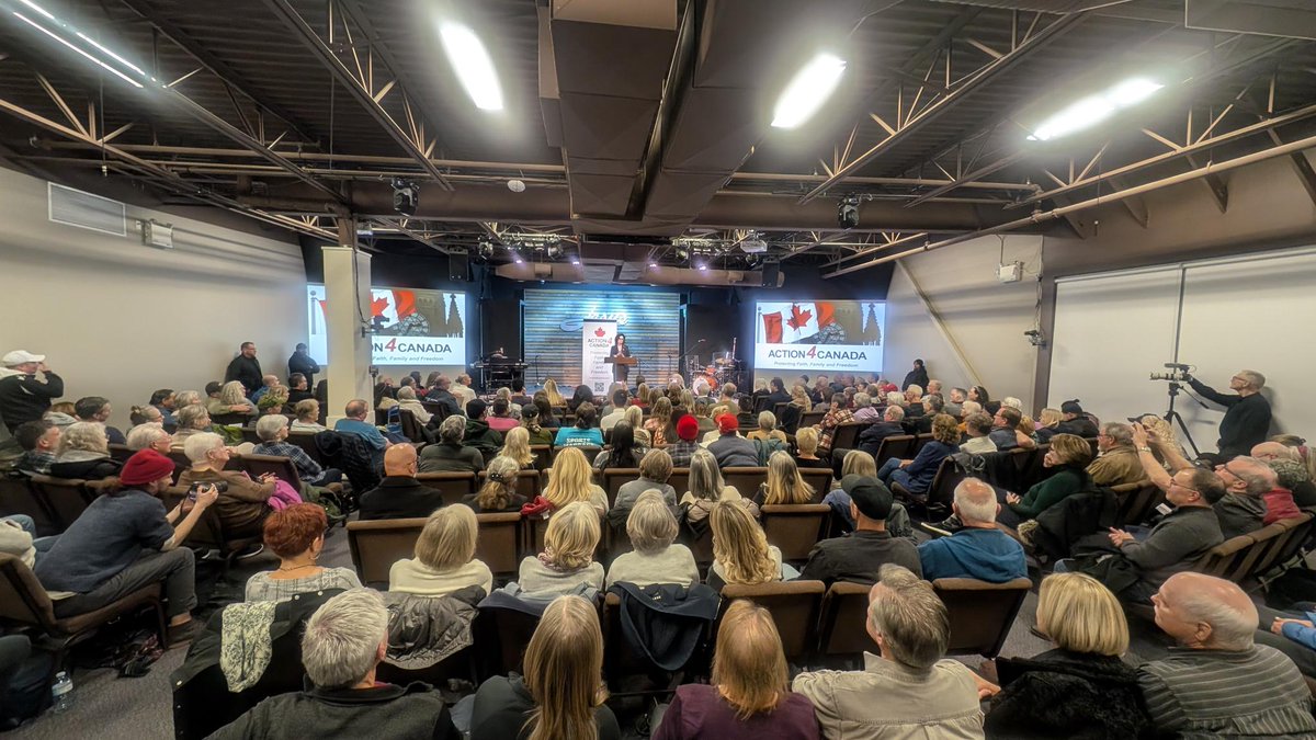 Fantastic crowd of proud British Columbians came out for OneBC leader <a href="/Dallas_Brodie/">Dallas Brodie</a> at the Action4Canada event tonight in Langley!

Thank you to Tanya Gaw and Danielle Pistilli for organizing tonights great discussion.

Join OneBC: 1bc.ca