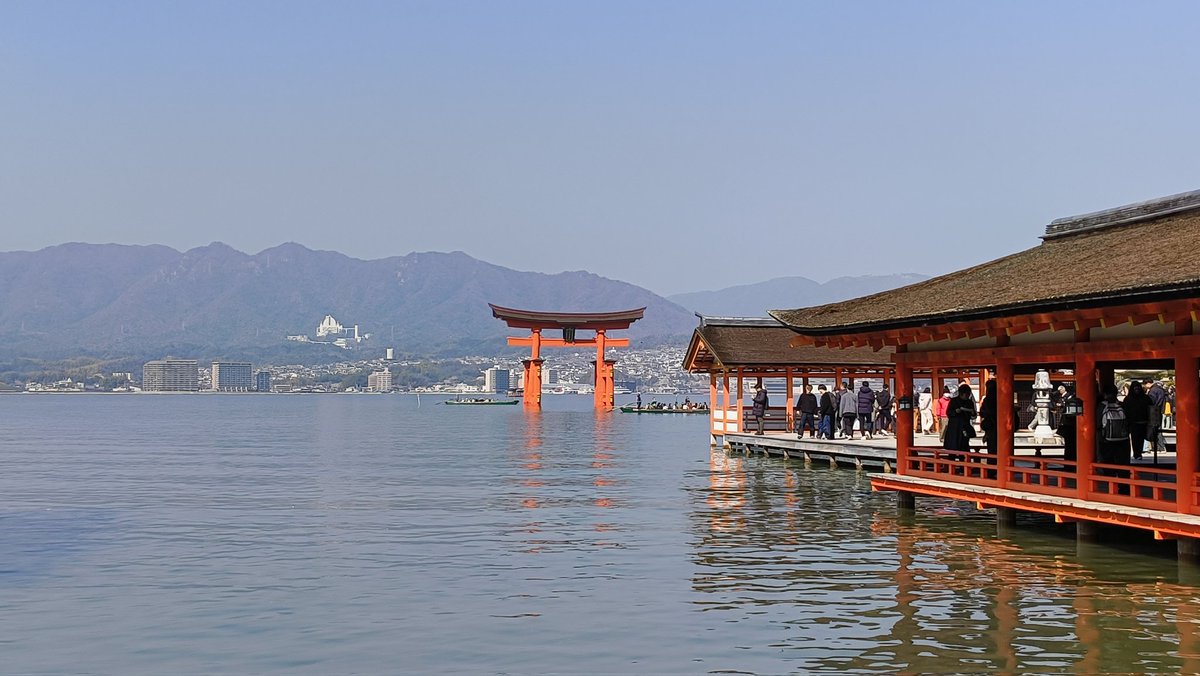 宮島ざつ旅スタンプラリー完了しました〜 天気もいい3連休ですごい人