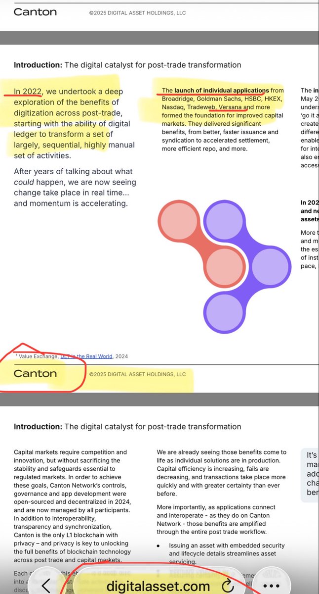 Okay let the adults speak 🙏🏽 $CC 

First off 🤭

The Depository Trust &amp; Clearing Corporation (DTCC) is neither a traditional bank nor a trading firm; it is a financial market infrastructure (FMI) company. It acts as a user-owned cooperative that provides clearing, settlement, and