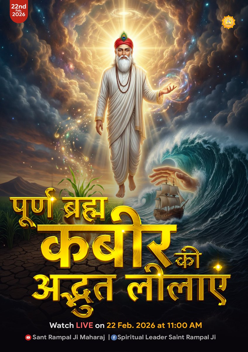 पूर्ण ब्रह्म कबीर की अद्भुत लीलाएं | #SundaySpecialSatsang | 22nd February 2026 at 11:00 AM