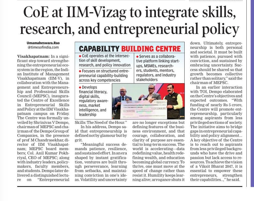 IIM Visakhapatnam tweet media