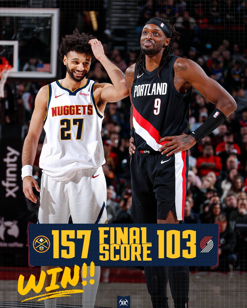 MOST WE'VE EVER SCORED IN A ROAD GAME 🔥
#MileHighBasketball