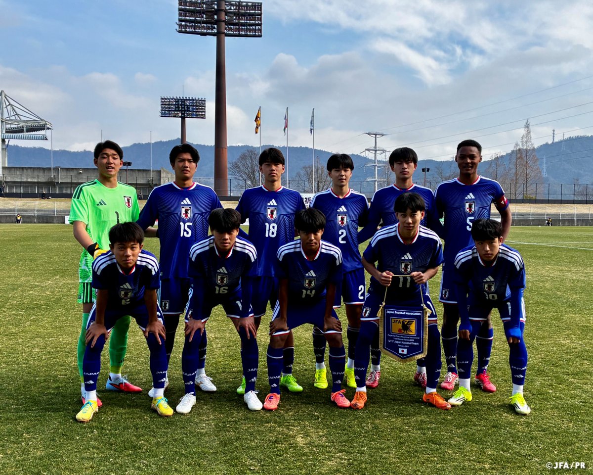 🔹U-17日本代表🔹 【2026.2.20 Match Report ️】 🏆HiFA 平和祈念 2025 Balcom BMW CUP 広島 ...