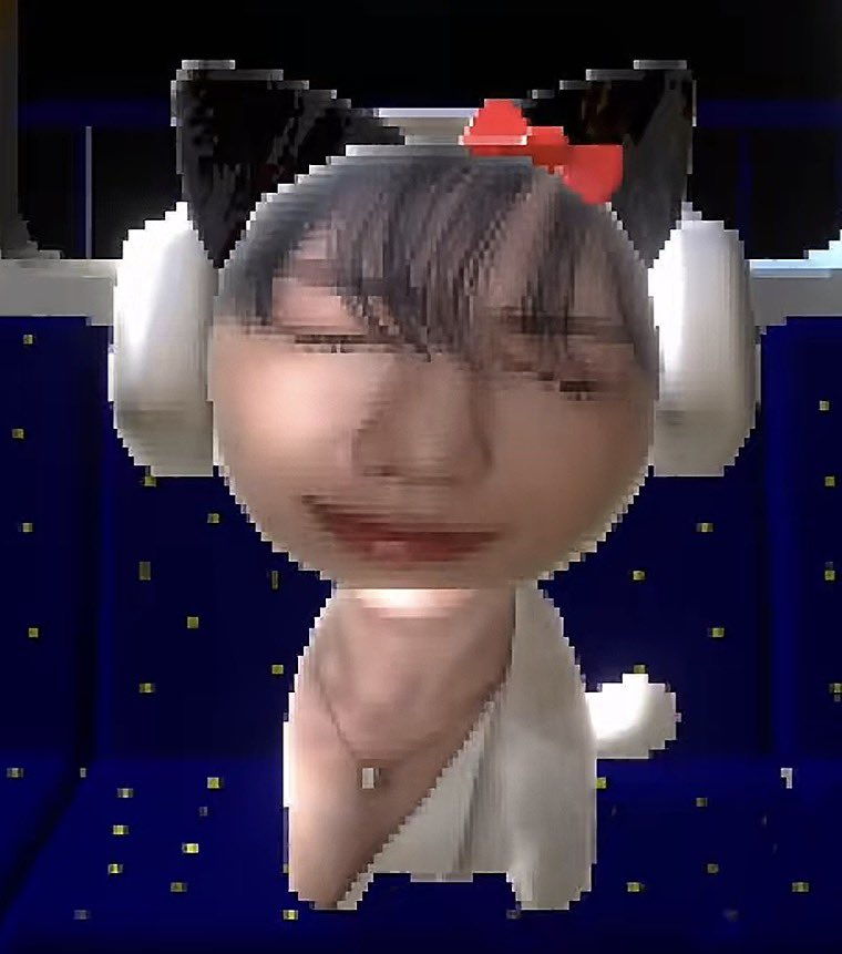 헤드셋 낀 나냥이/ᐠ｡‸｡ᐟ\